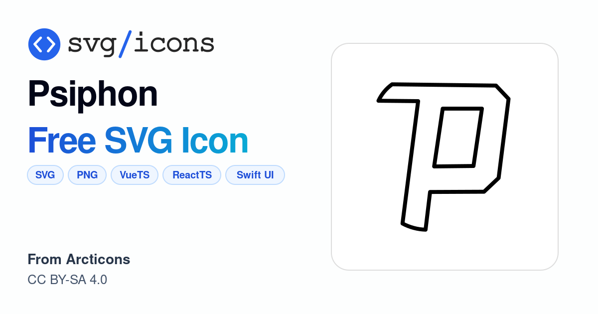 Psiphon SVG Icon - Free Psiphon PNG & SVG Download