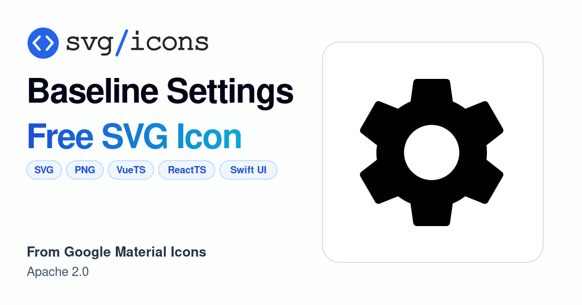 Baseline-settings SVG Icon - Free Baseline-settings PNG & SVG Download