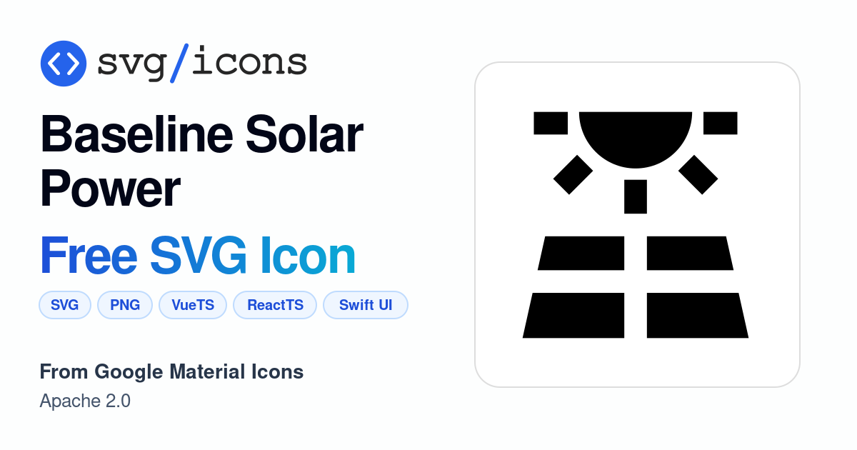 Baseline-solar-power SVG Icon - Free Baseline-solar-power PNG & SVG ...