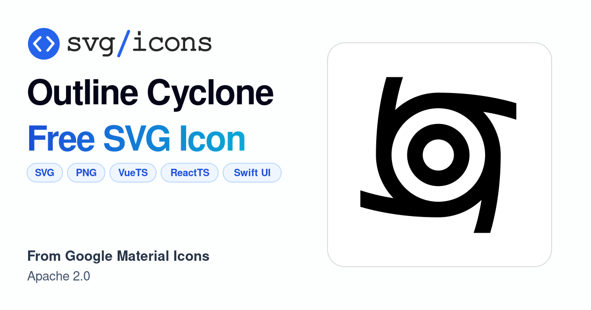 Outline-cyclone SVG Icon - Free Outline-cyclone PNG & SVG Download