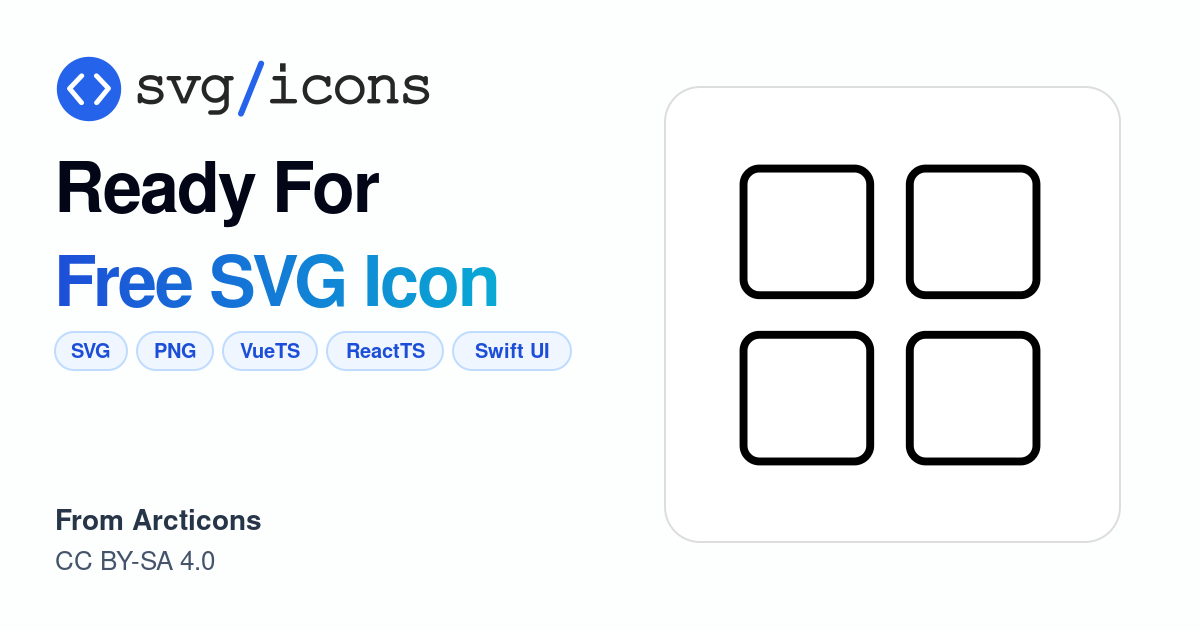 Ready-for SVG Icon - Free Ready-for PNG & SVG Download