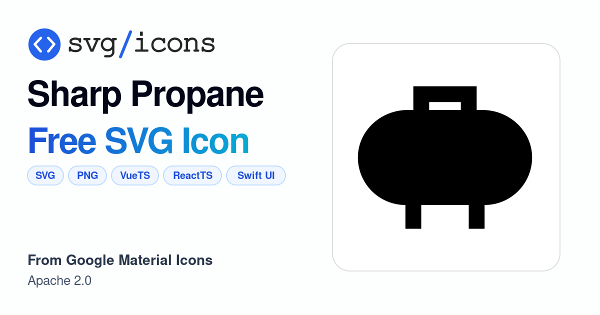 Sharp-propane SVG Icon - Free Sharp-propane PNG & SVG Download