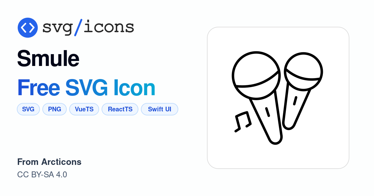 Smule SVG Icon - Free Smule PNG & SVG Download