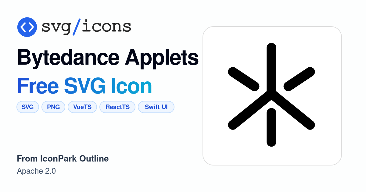 Bytedance-applets SVG Icon - Free Bytedance-applets PNG & SVG Download