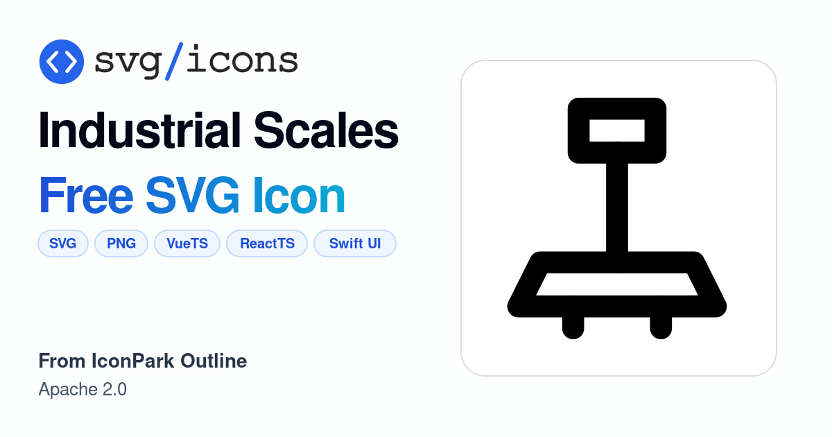 Industrial-scales SVG Icon - Free Industrial-scales PNG & SVG Download