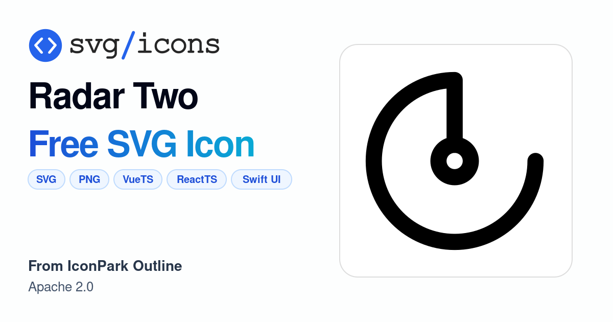 Radar-two SVG Icon - Free Radar-two PNG & SVG Download