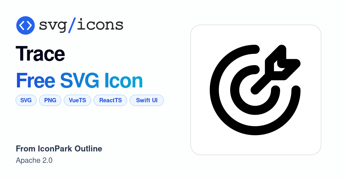 Trace SVG Icon - Free Trace PNG & SVG Download