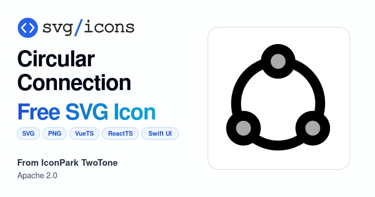 Circular-connection SVG Icon - Free Circular-connection PNG & SVG Download