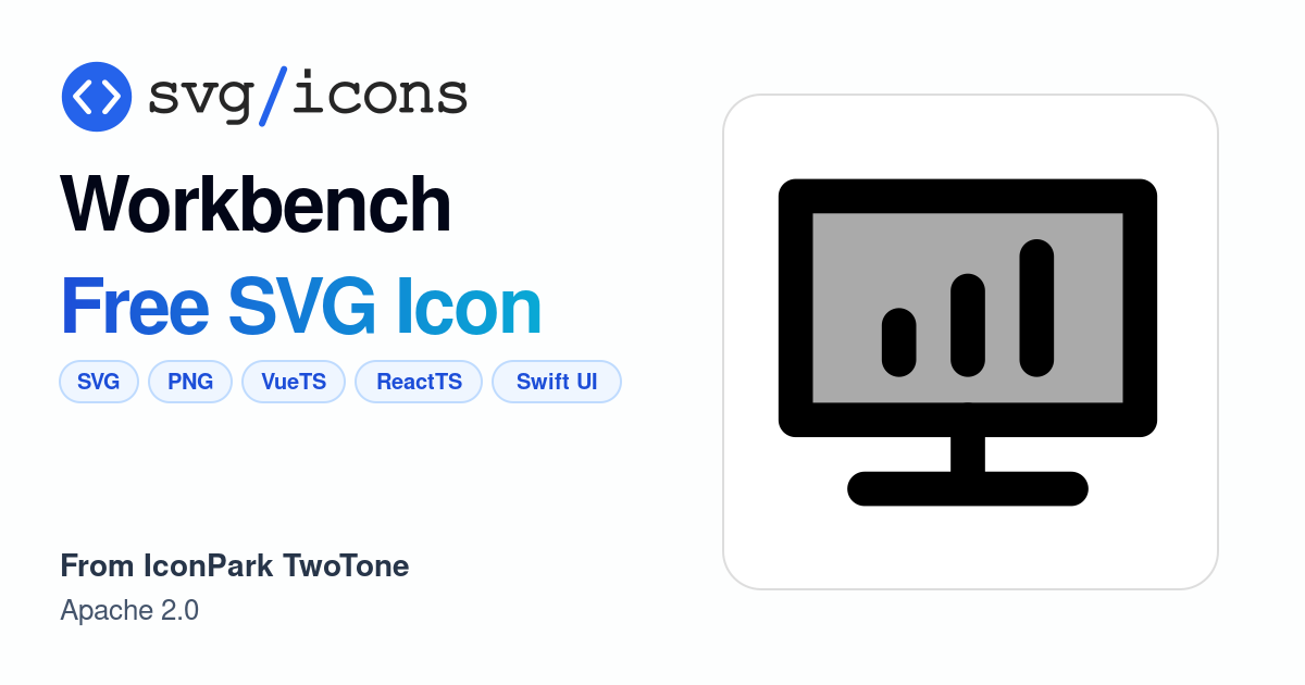 Workbench SVG Icon - Free Workbench PNG & SVG Download