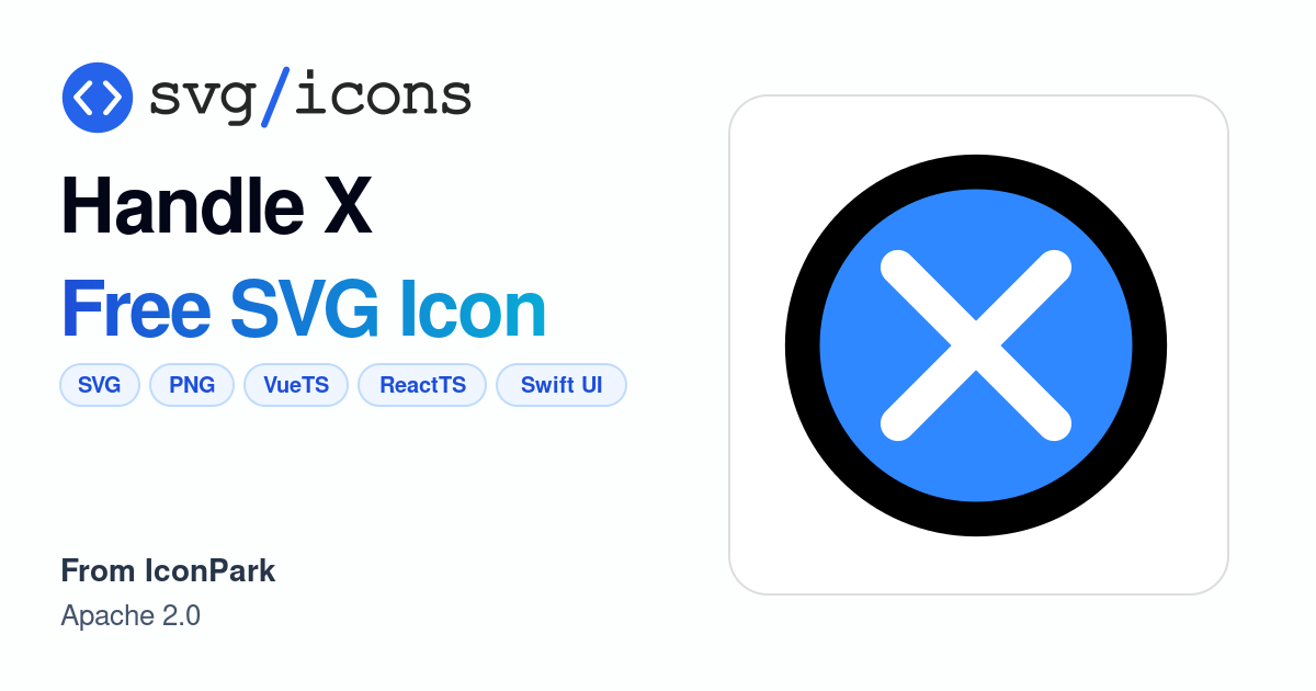 Handle-x SVG Icon - Free Handle-x PNG & SVG Download