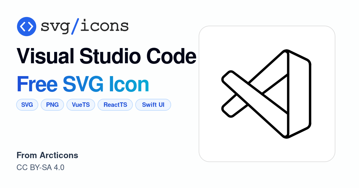 Visual-studio-code SVG Icon - Free Visual-studio-code PNG & SVG Download